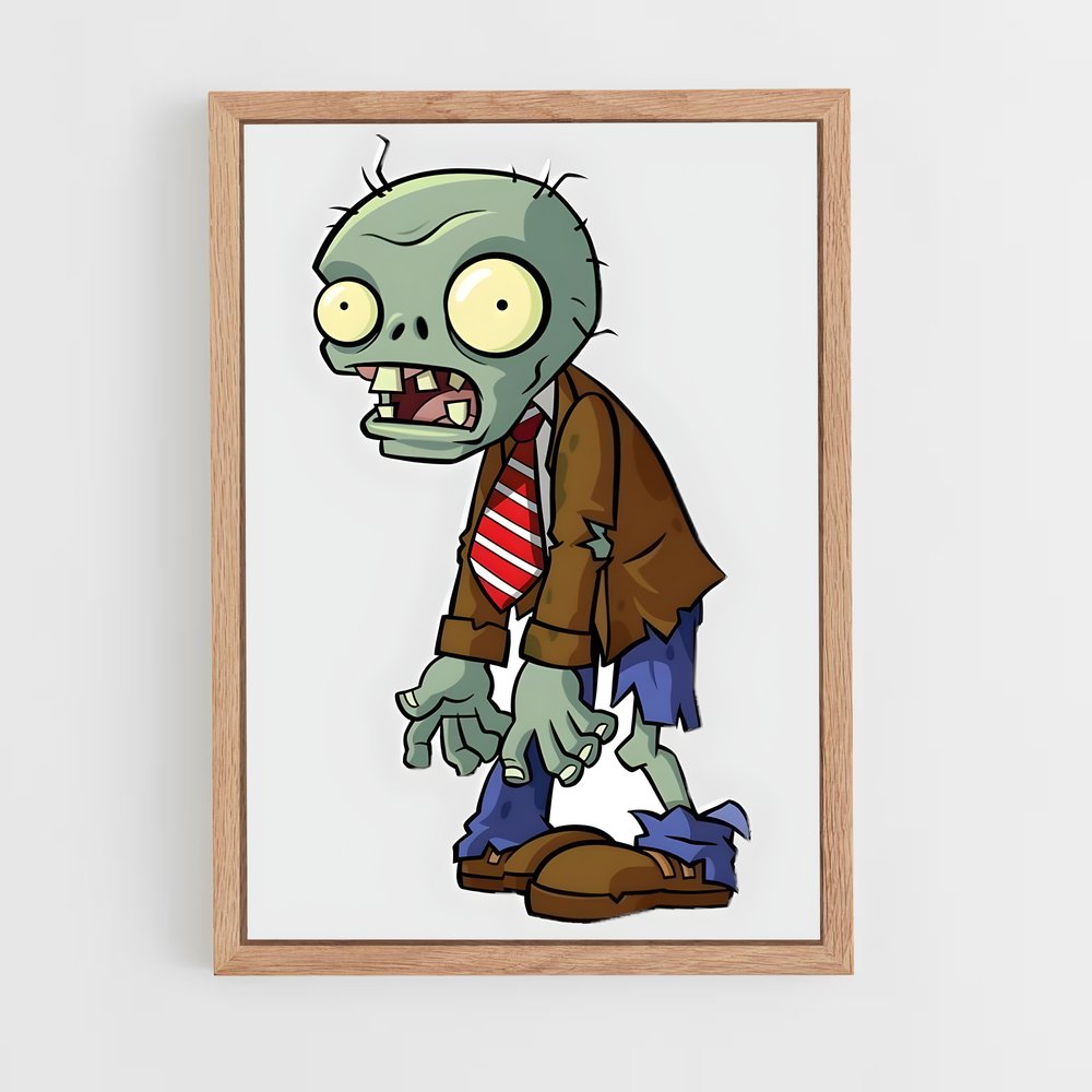 Poster Zombie Chic – affiche Plants vs zombies (vue 4)
